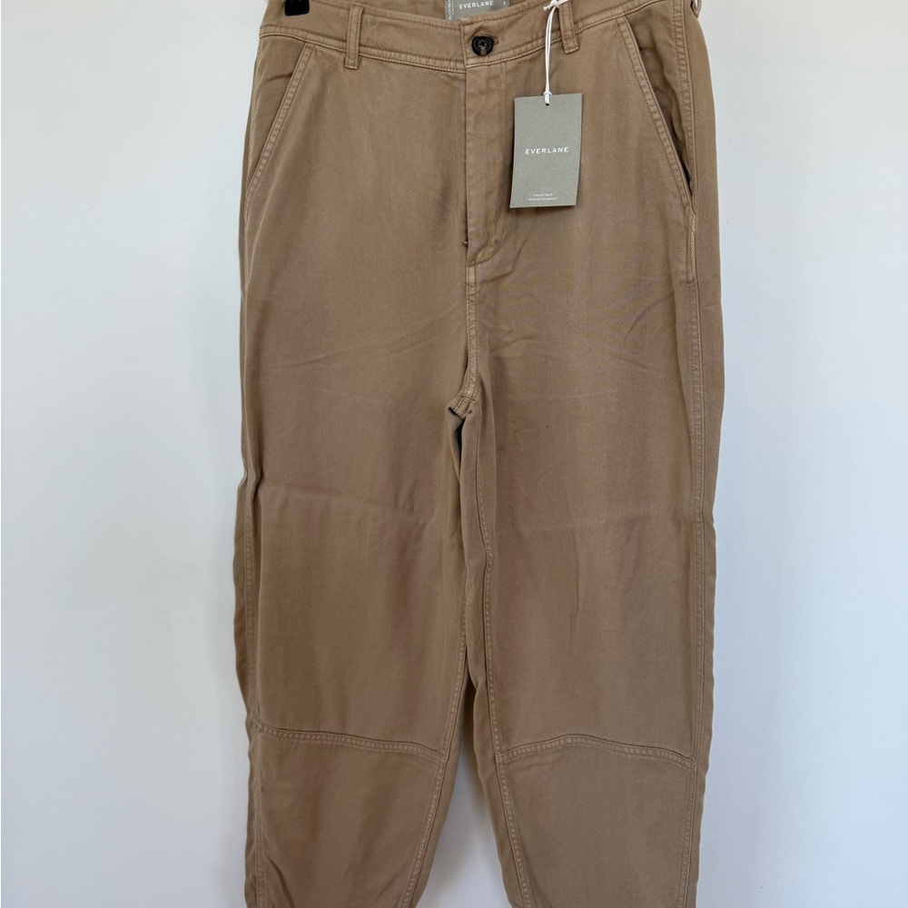 EVERLANE CHINO - BUTTERSOFT - DARK KHAKI - SIZE 8 - NWT